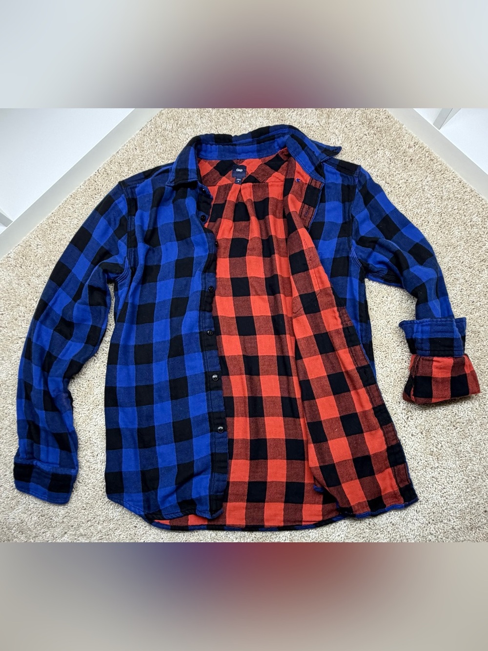 Vintage Gap Warm Plaid Shirt
